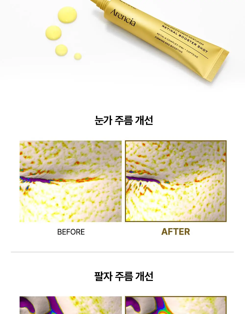 [30ml+30ml / 집중탄력케어] 아렌시아 레틴알 부스터 샷 30ml 더블기획 상세페이지 9